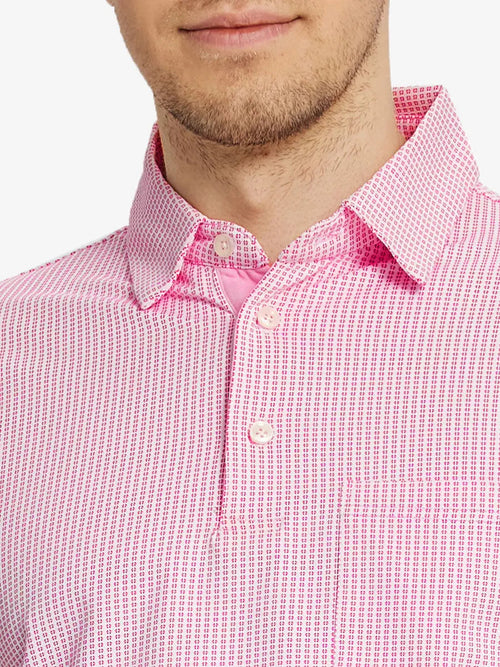Elegant Performance Jacquard Polo