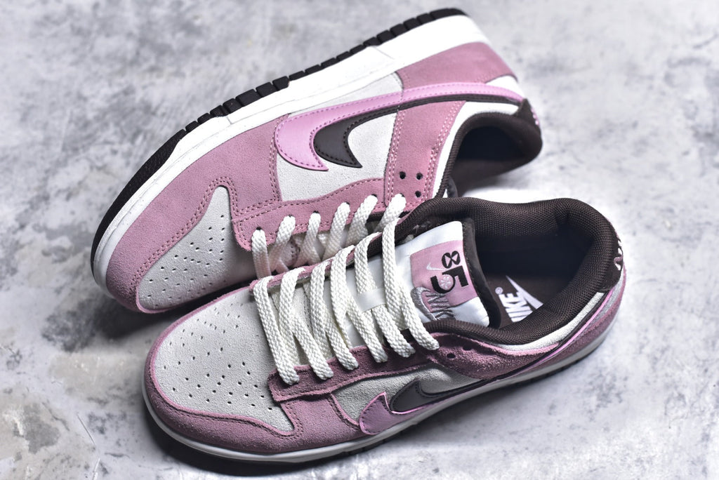 Nike Dunk Low Double Swoosh Low-Top Sneaker — Pink HV1799-161