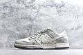 Nike SB Dunk Low Light Grey/Cream Monogram Print Sneaker XX3168-141