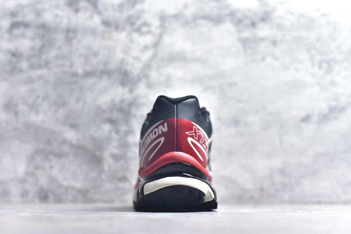 Salomon XT-6 Gore-Tex Waterproof Trail Running Shoe Black Red 479749