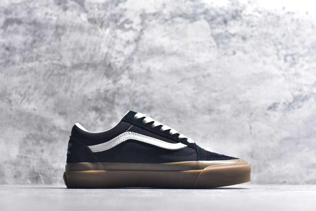 Vans Premium Old Skool 36 Artist Ink-Splash Distressed Skate Shoe – Black/White