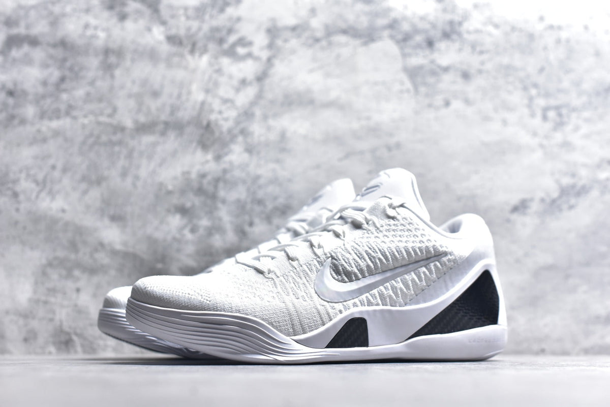 Nike Kobe 9 Low EM PE | Cushioned Non-Slip Low-Top Basketball Shoe – Black/White (FZ7334-10)