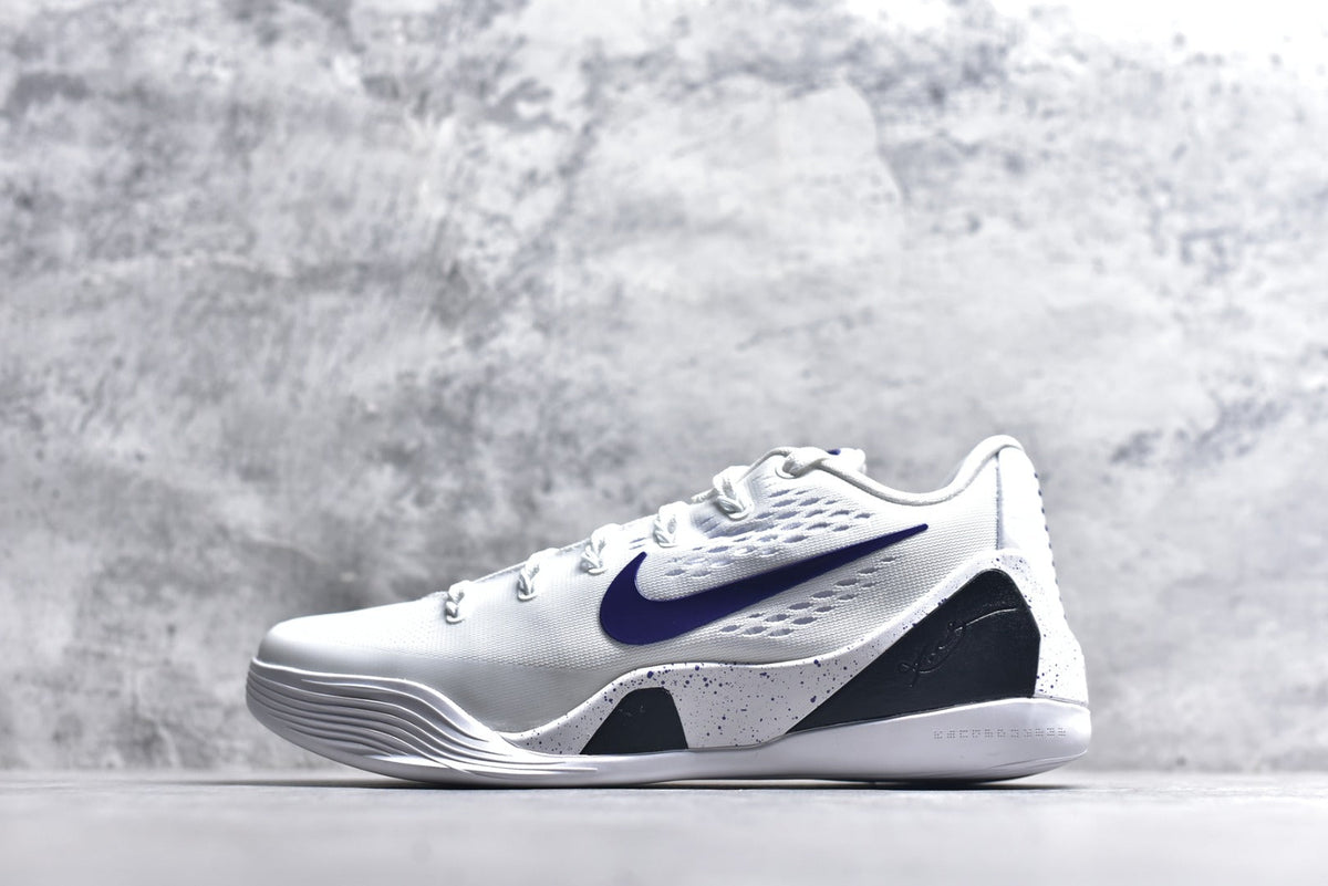 Nike Kobe 9 Elite Low EM Protro | Low-Top Basketball Shoe – White/Purple (IH1401-100)