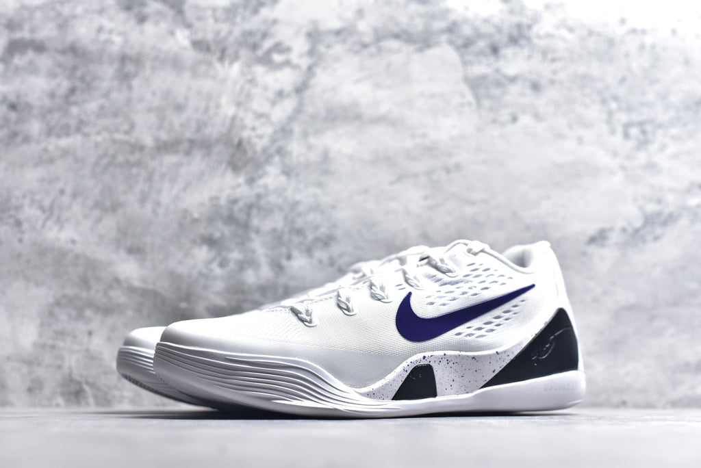 Nike Kobe 9 Elite Low EM Protro | Low-Top Basketball Shoe – White/Purple (IH1401-100)
