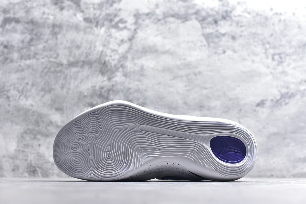 Nike Kobe 9 Elite Low EM Protro | Low-Top Basketball Shoe – White/Purple (IH1401-100)
