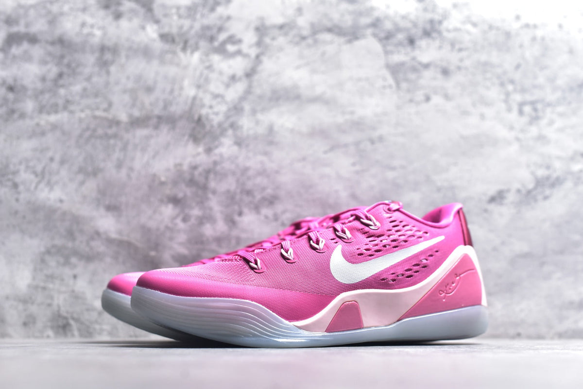 Nike Kobe 9 Low EM Think Pink PE | Cushioned Non-Slip Low-Top Basketball Shoe – Pink (HQ4995-600)