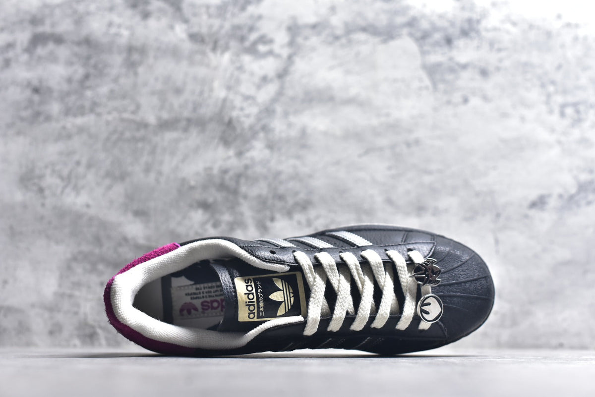 Teenage Mutant Ninja Turtles x Adidas Originals Superstar “Master Splinter” | Low-Top Casual Skate Shoe – Black/Silver/Red (IH7767)