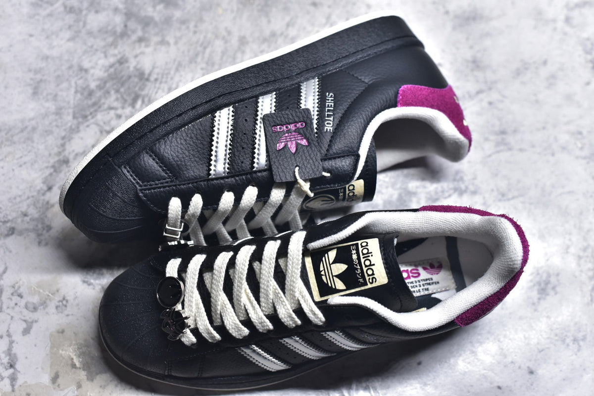 Teenage Mutant Ninja Turtles x Adidas Originals Superstar “Master Splinter” | Low-Top Casual Skate Shoe – Black/Silver/Red (IH7767)