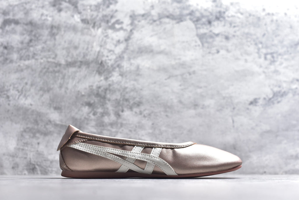 Onitsuka Tiger GYMNARINA Women's Rose Gold Mary Jane Shoes