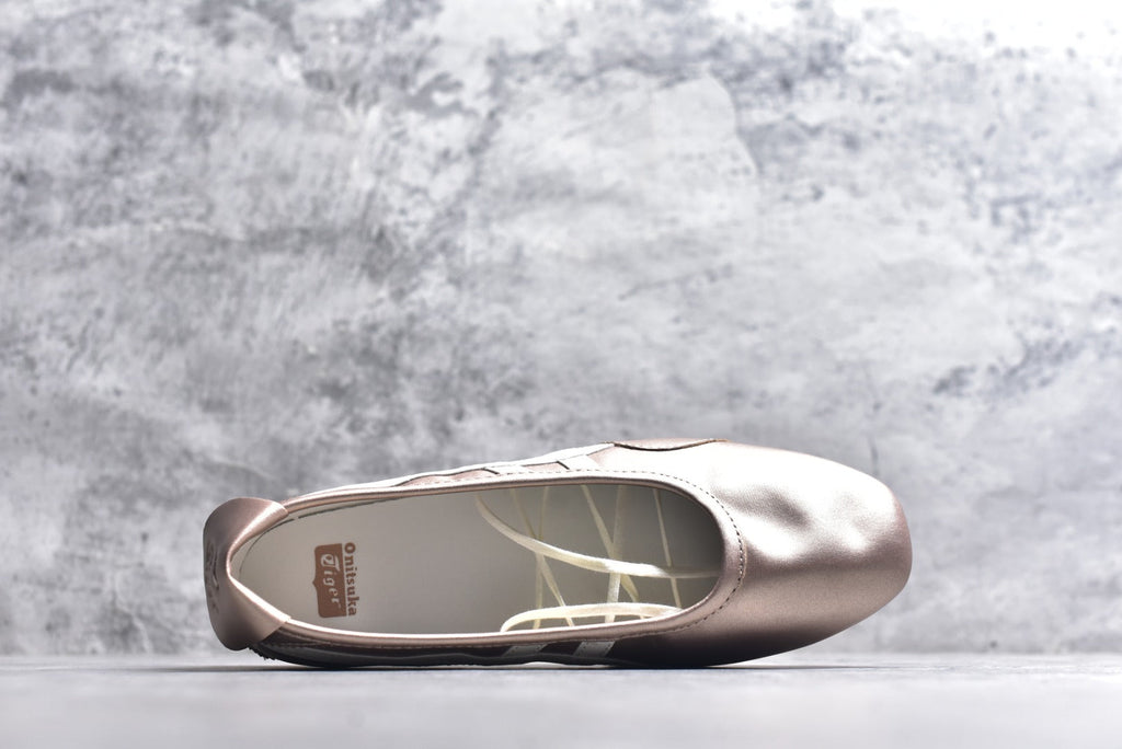 Onitsuka Tiger GYMNARINA Women's Rose Gold Mary Jane Shoes
