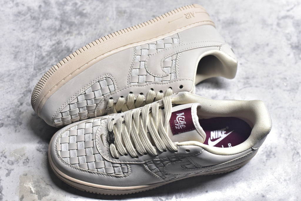 Nike Air Force 1 Low Woven Wheat Sneakers IM5755-100
