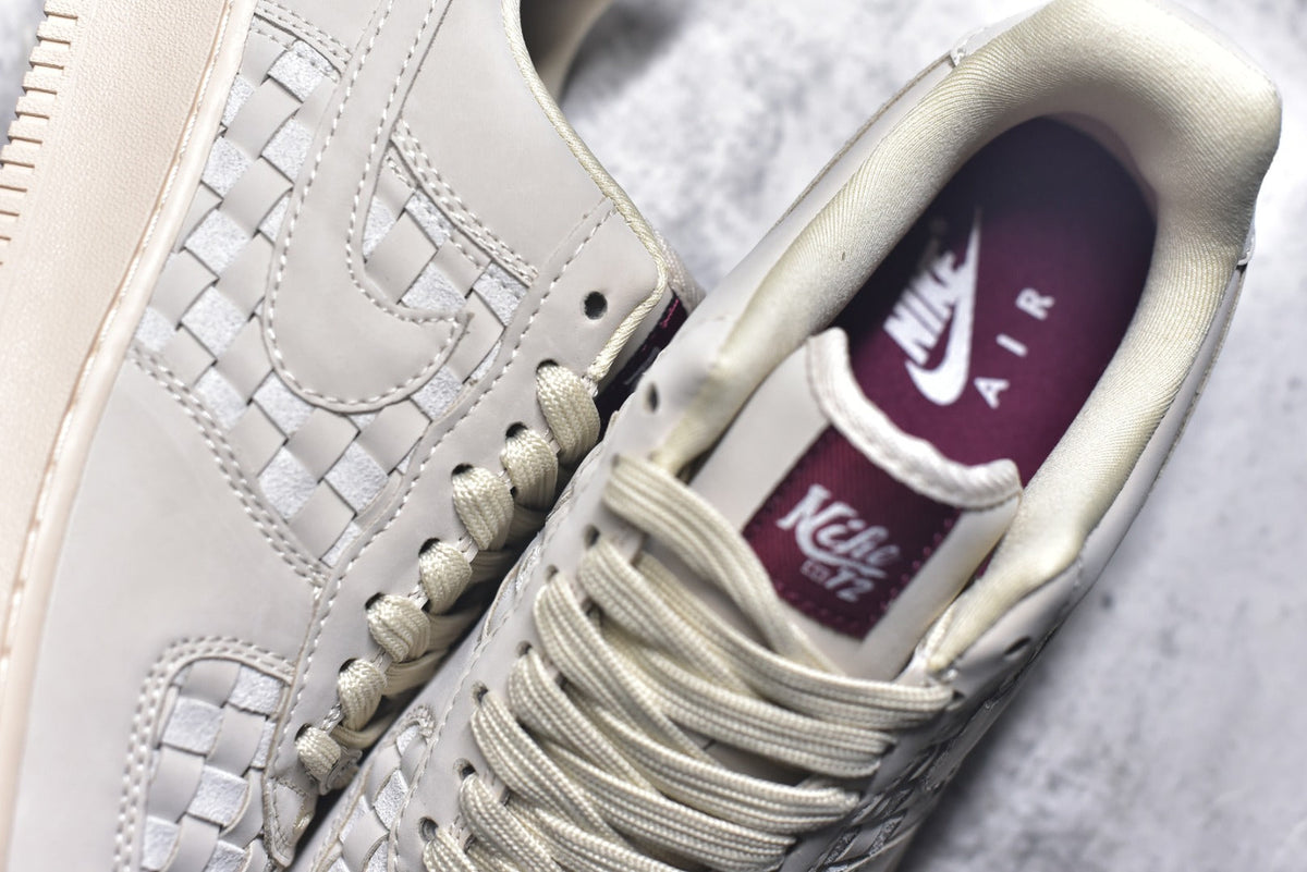 Nike Air Force 1 Low Woven Wheat Sneakers IM5755-100